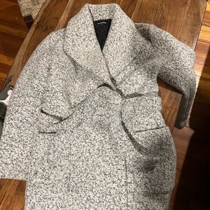 Express tie belt coat